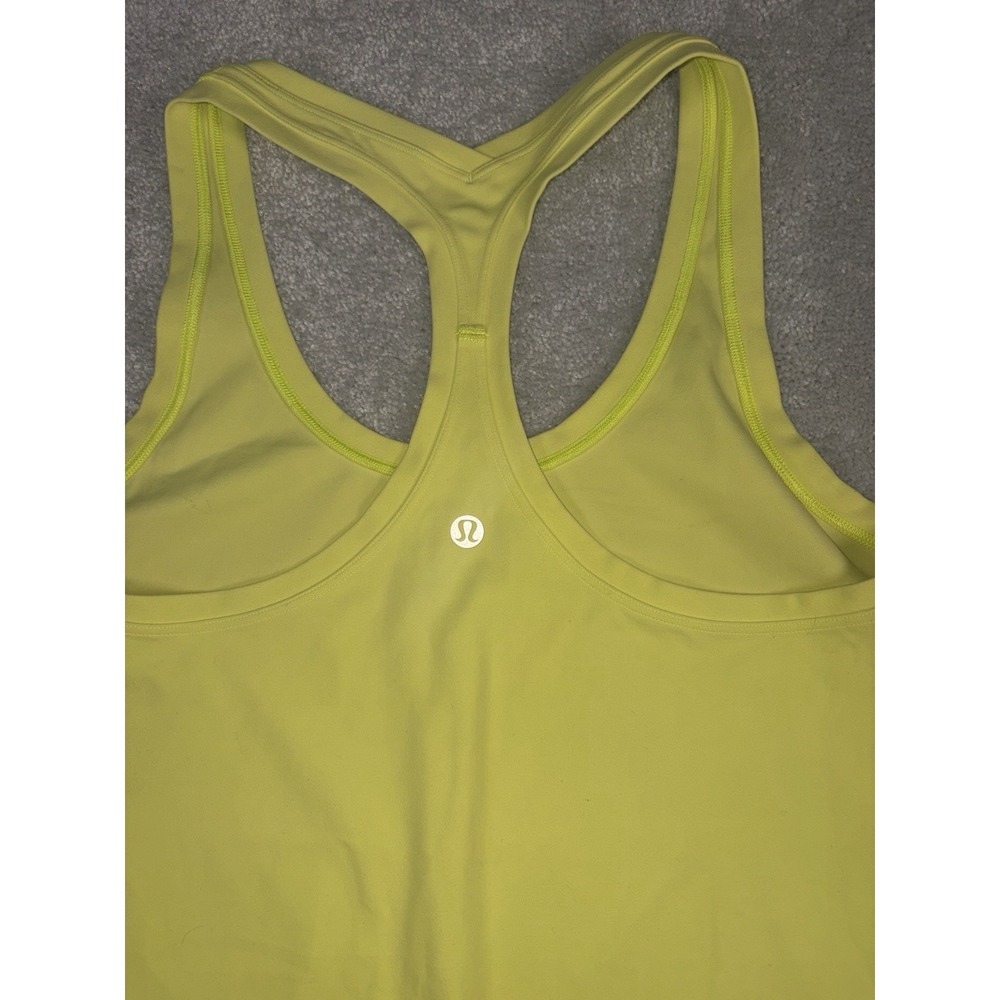 Lululemon Cool Racerback Tank 6 Yellow - Picture 6 of 7